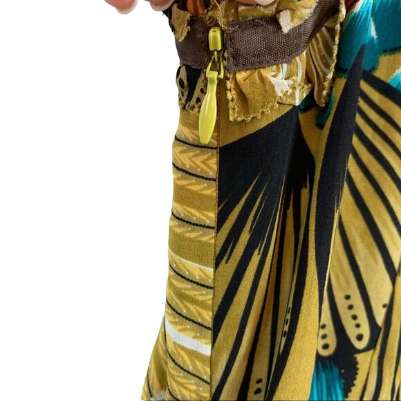 Anthropologie Edme & Esyllte Lappula Silk Midi Dress - Picture 7 of 10